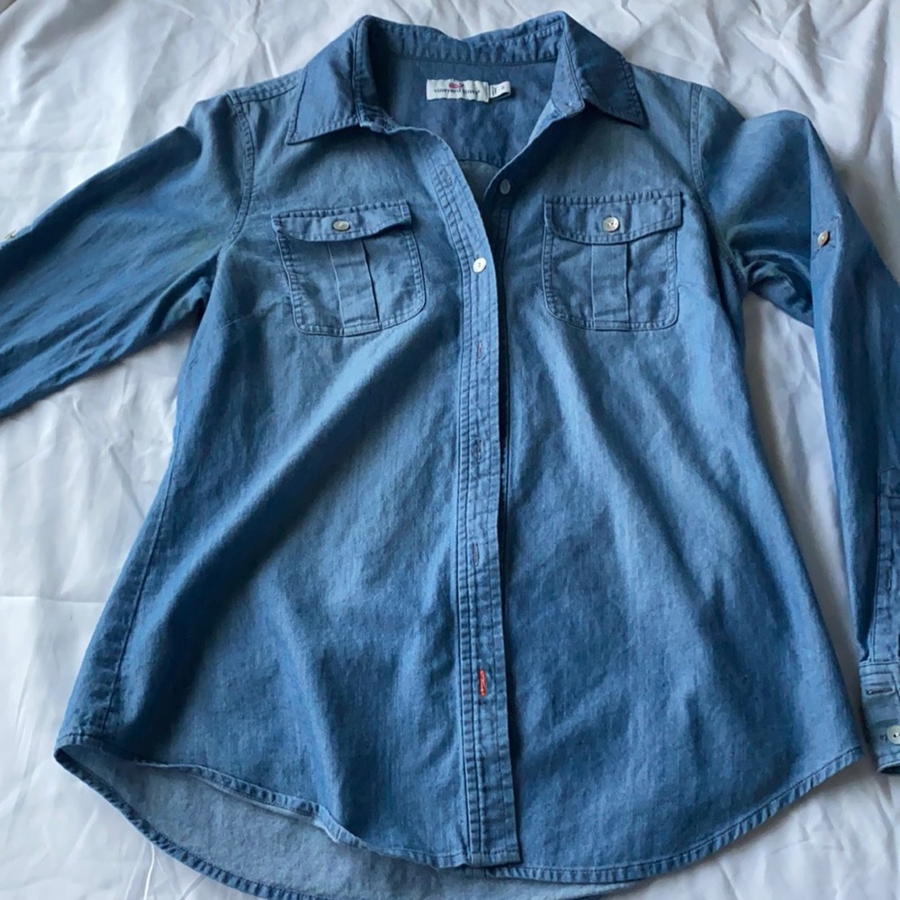 Vineyard Vines Denim Shirt Button Down